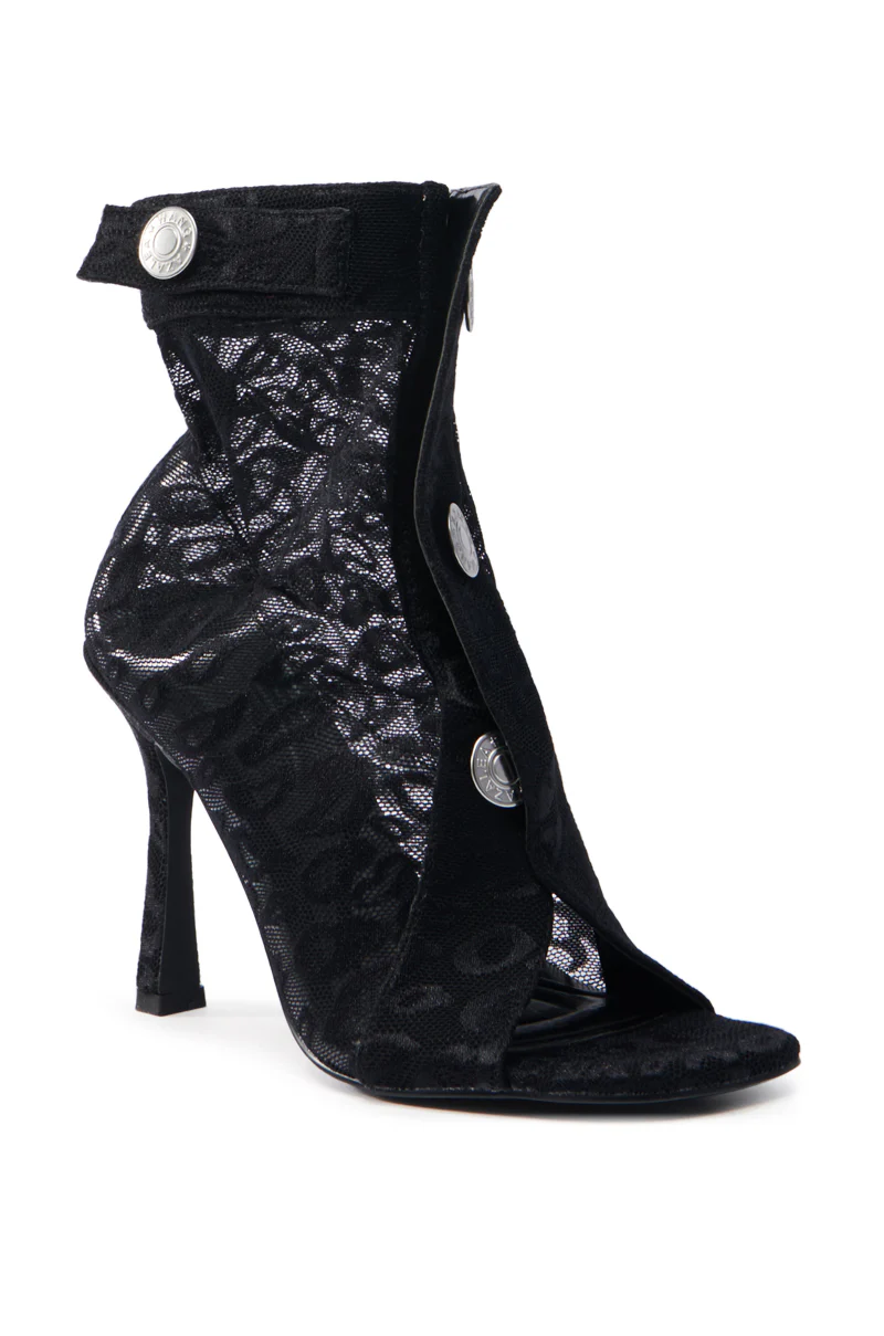 AZALEA WANG DOROTHY BLACK STILETTO BOOTIE - Image 5