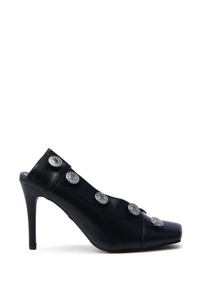 AZALEA WANG EBRIMA BLACK STILETTO  PUMP - Image 6