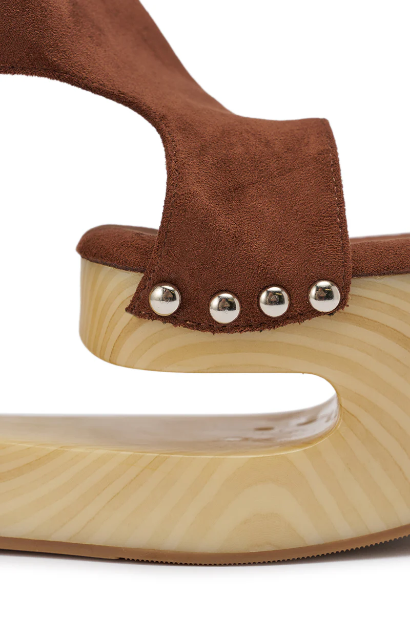 AZALEA WANG ELGEDI TAN PLATFORM SANDAL - Image 10