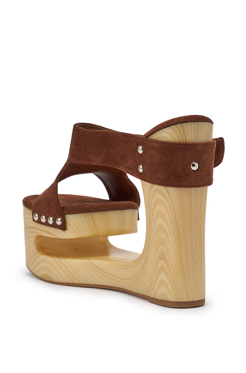AZALEA WANG ELGEDI TAN PLATFORM SANDAL - Image 9