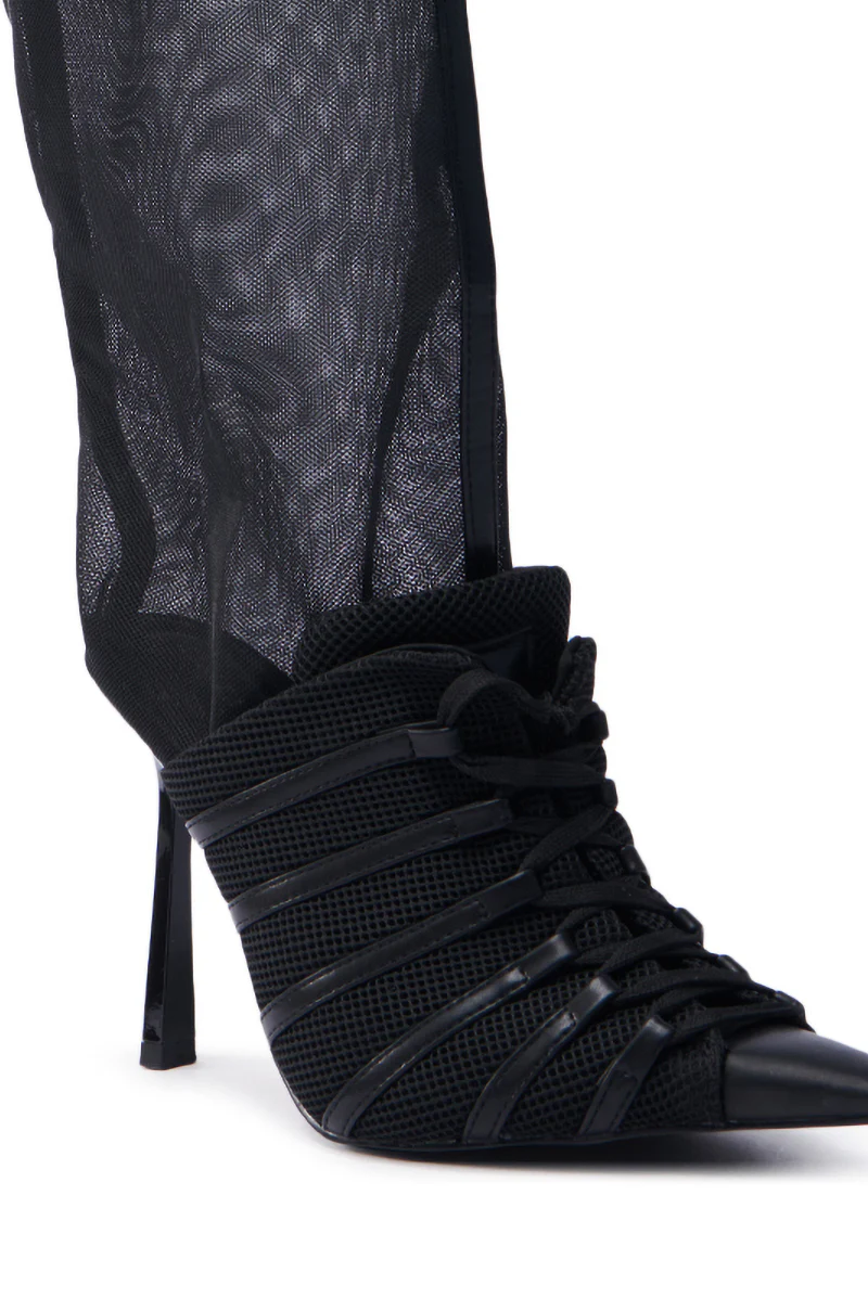 AZALEA WANG ELLIS BLACK BOOTIE - Image 6