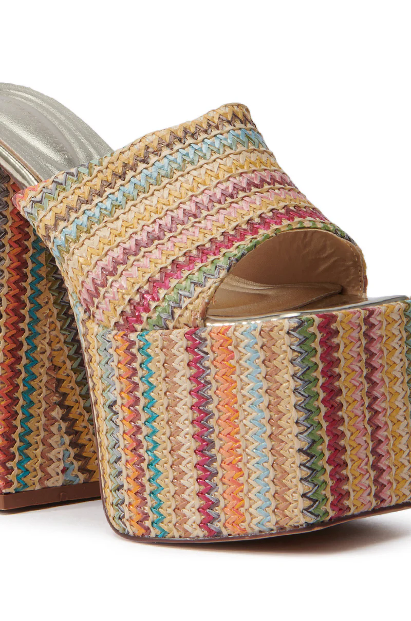 AZALEA WANG EMBERS MULTI CHUNKY PLATFORM SANDAL - Image 6