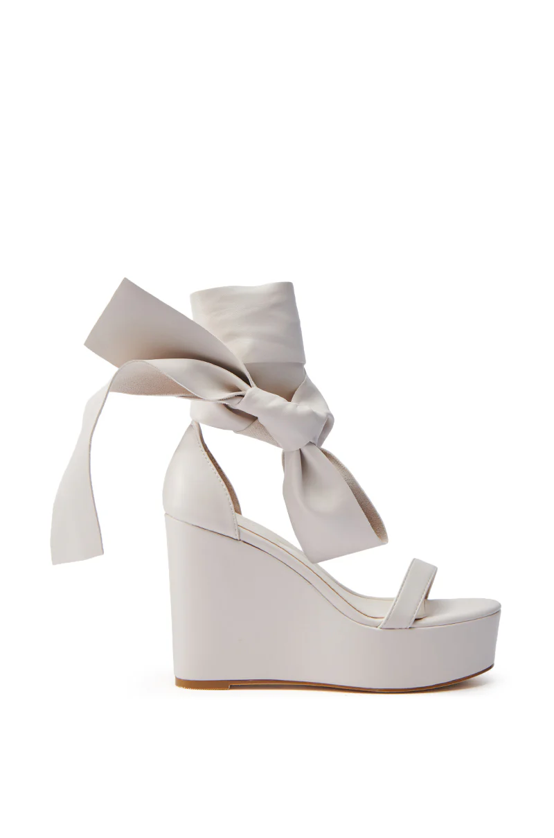 AZALEA WANG EMEKA BONE WEDGE SANDAL - Image 3
