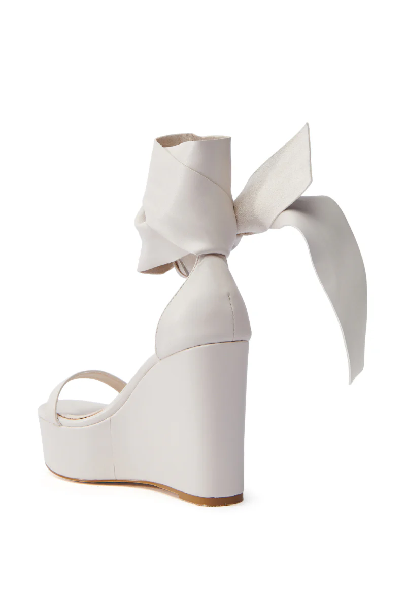 AZALEA WANG EMEKA BONE WEDGE SANDAL - Image 5
