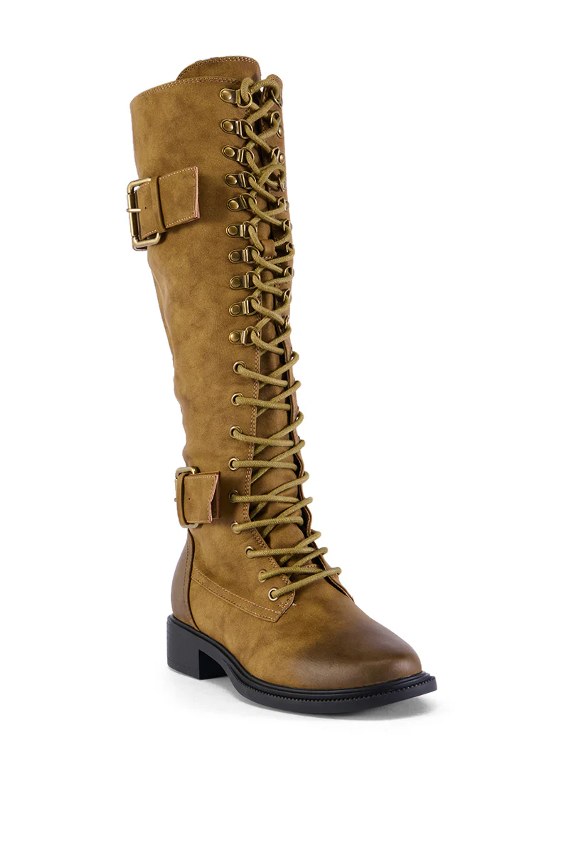 AZALEA WANG EMMOTT LACE UP BOOT - Image 2