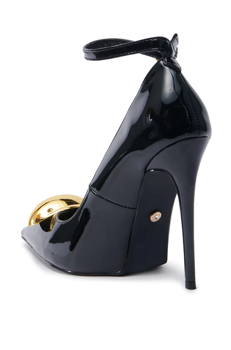 AZALEA WANG ESMARIA BLACK STILETTO PUMP - Image 12