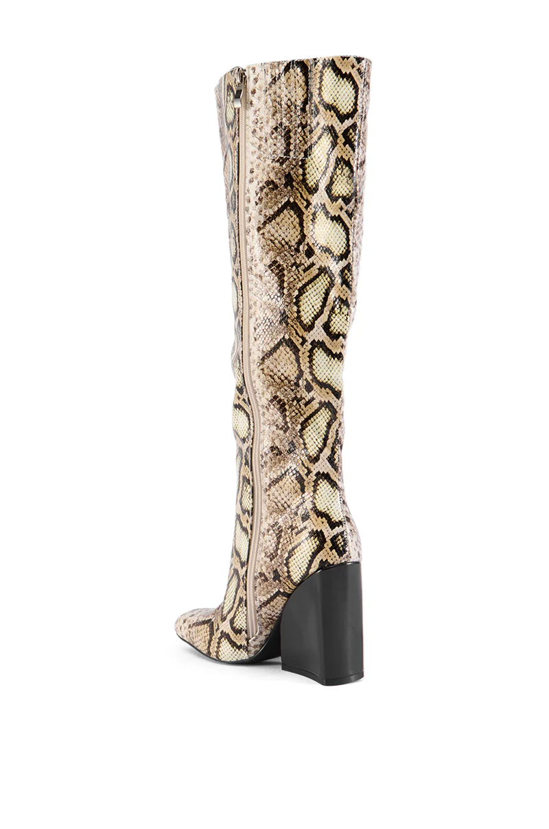 AZALEA WANG EVERGREEN MULTI SNAKE BOOT - Image 5
