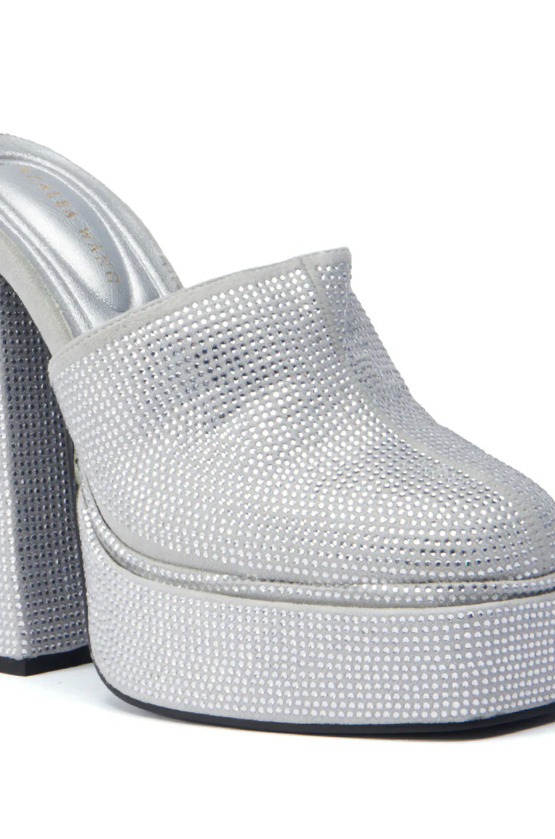 AZALEA WANG FYFFE SILVER CLOG - Image 5