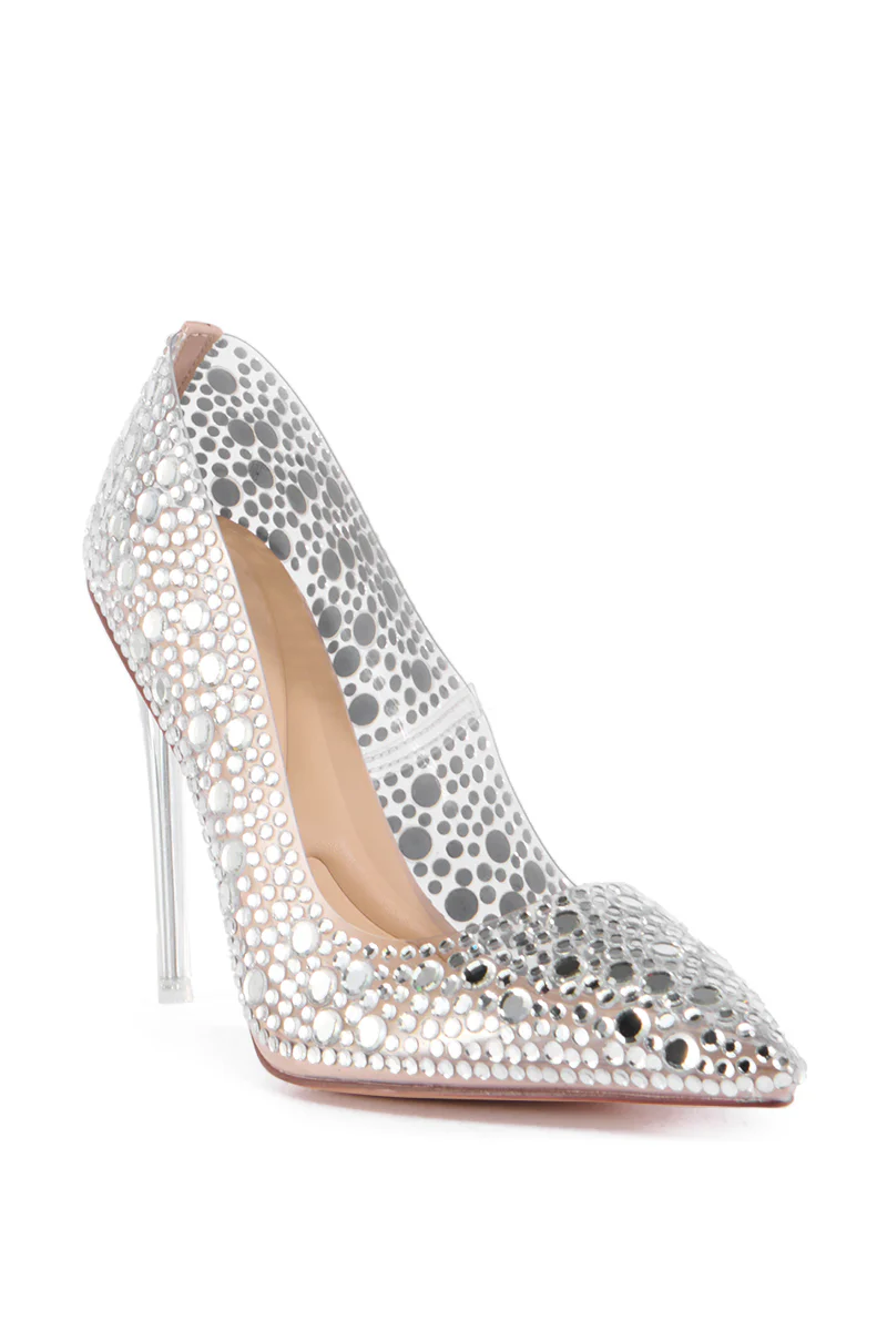 AZALEA WANG GARNET SILVER PUMP - Image 4