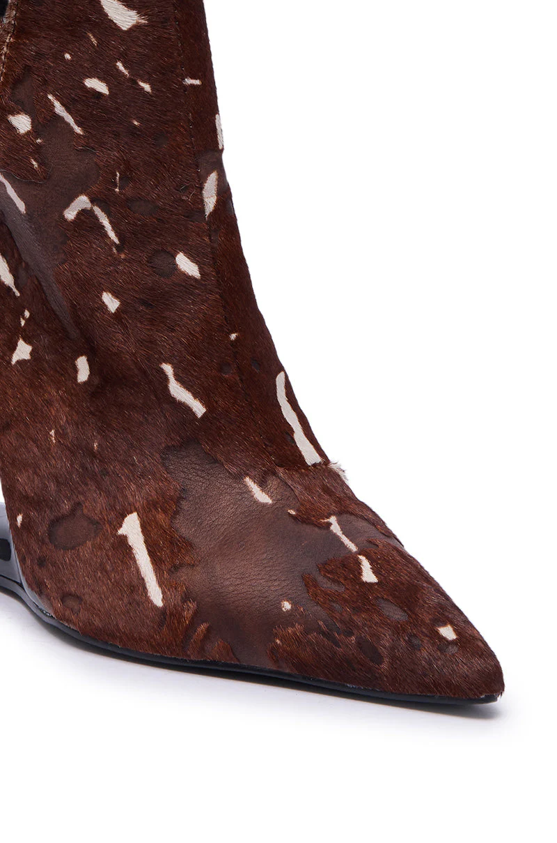 AZALEA WANG JOST BROWN MULTI WEDGE PUMP - Image 7