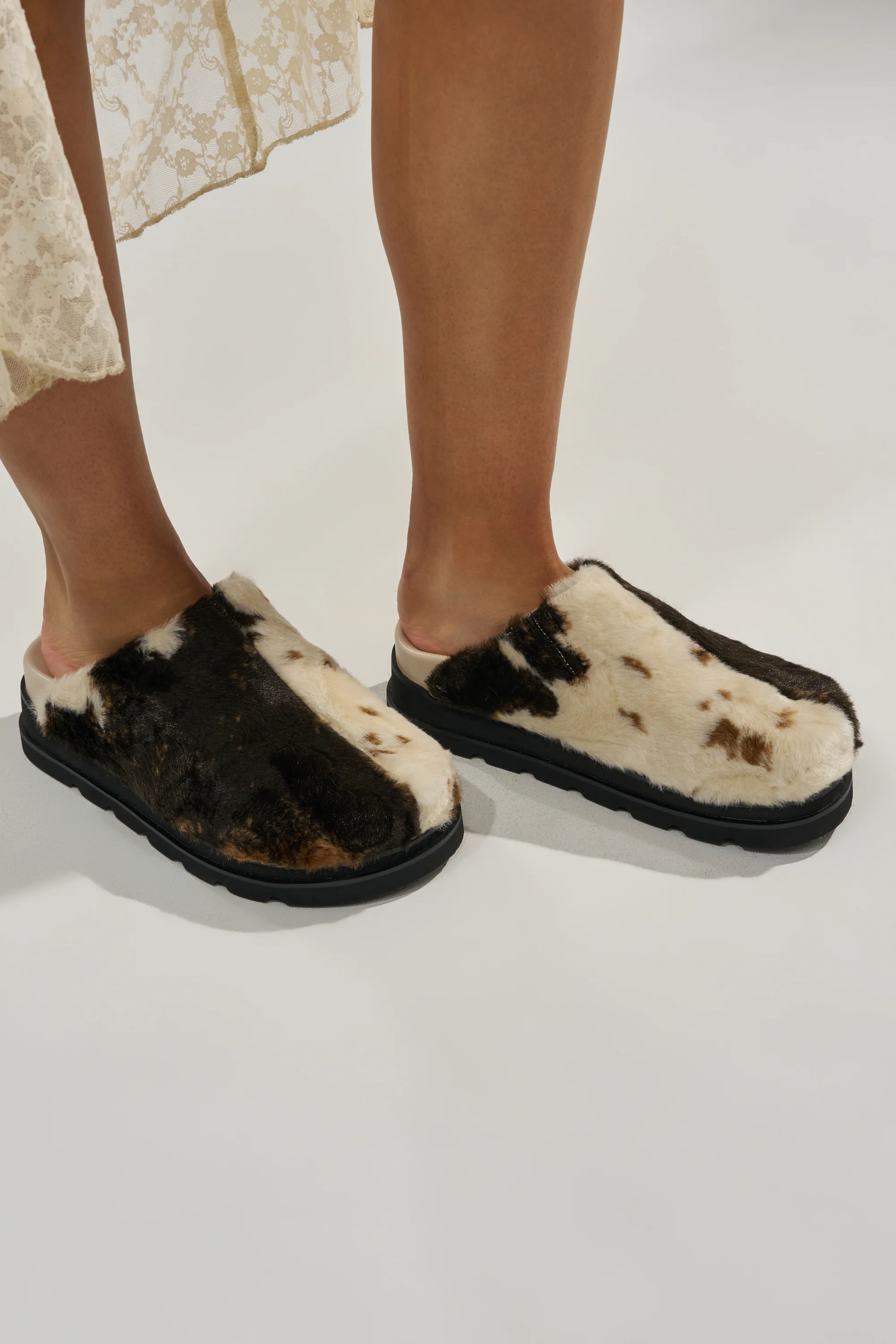 AZALEA WANG GOVINDA MULTI SLIP ON COW PRINT CLOG - Image 2