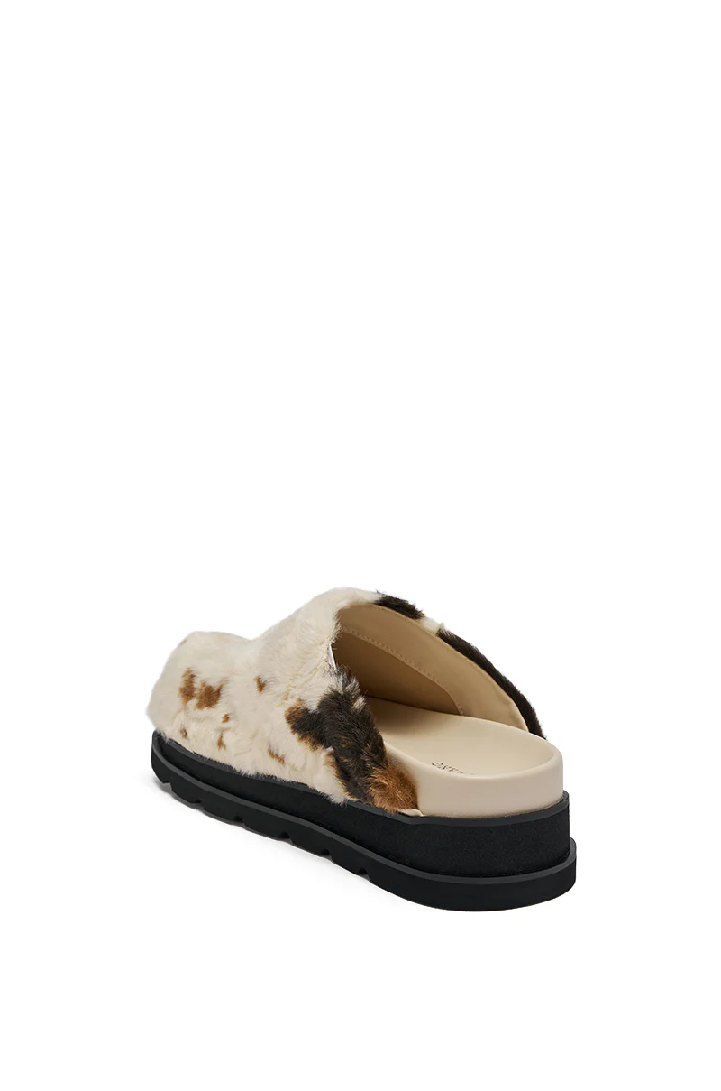 AZALEA WANG GOVINDA MULTI SLIP ON COW PRINT CLOG - Image 9
