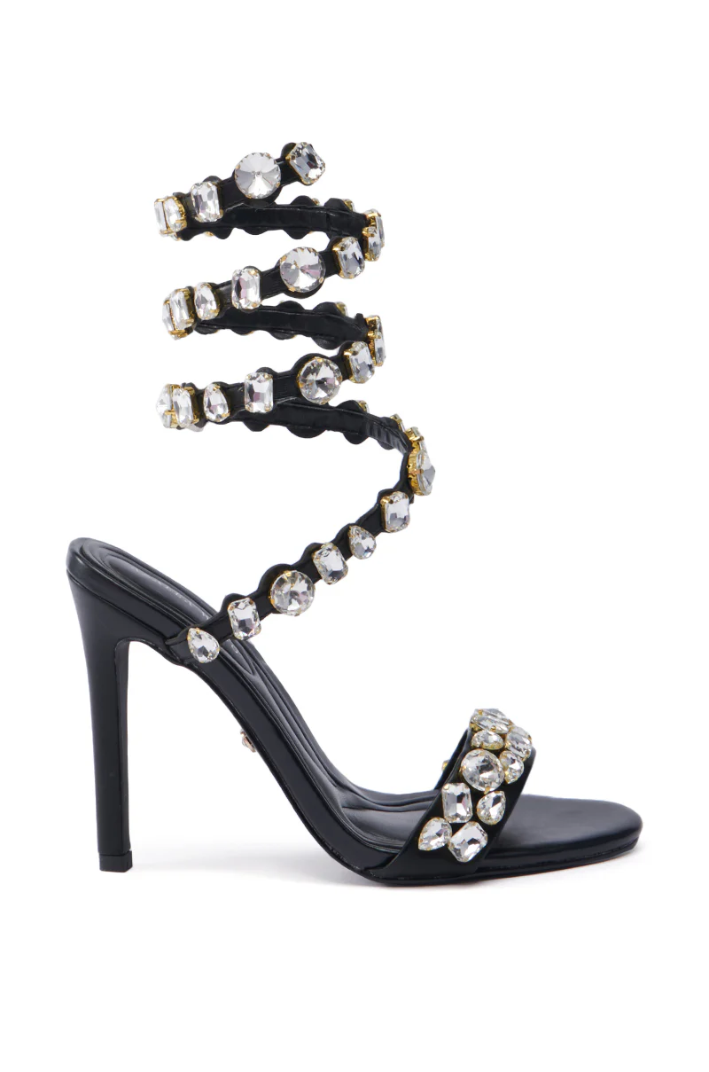 AZALEA WANG GRATIFIED BLACK SANDAL - Image 2