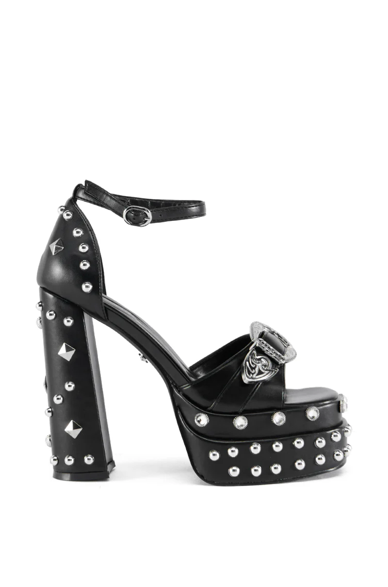 AZALEA WANG HAIKU BLACK SANDAL - Image 2