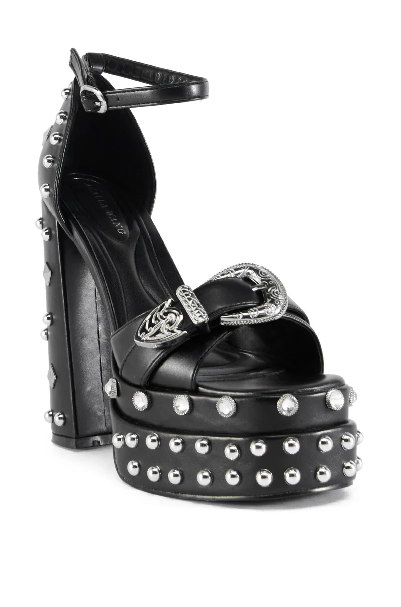 AZALEA WANG HAIKU BLACK SANDAL - Image 3