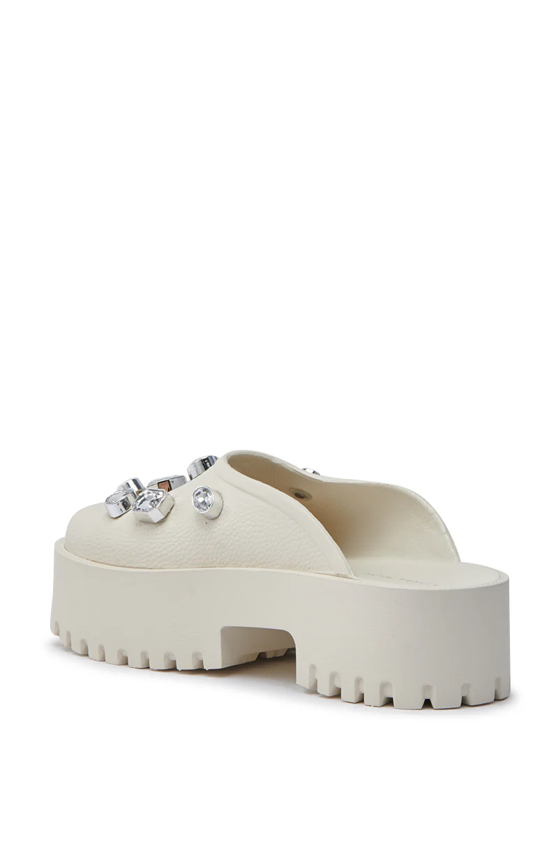 AZALEA WANG HAIN IVORY RHINESTONE FLAT - Image 6
