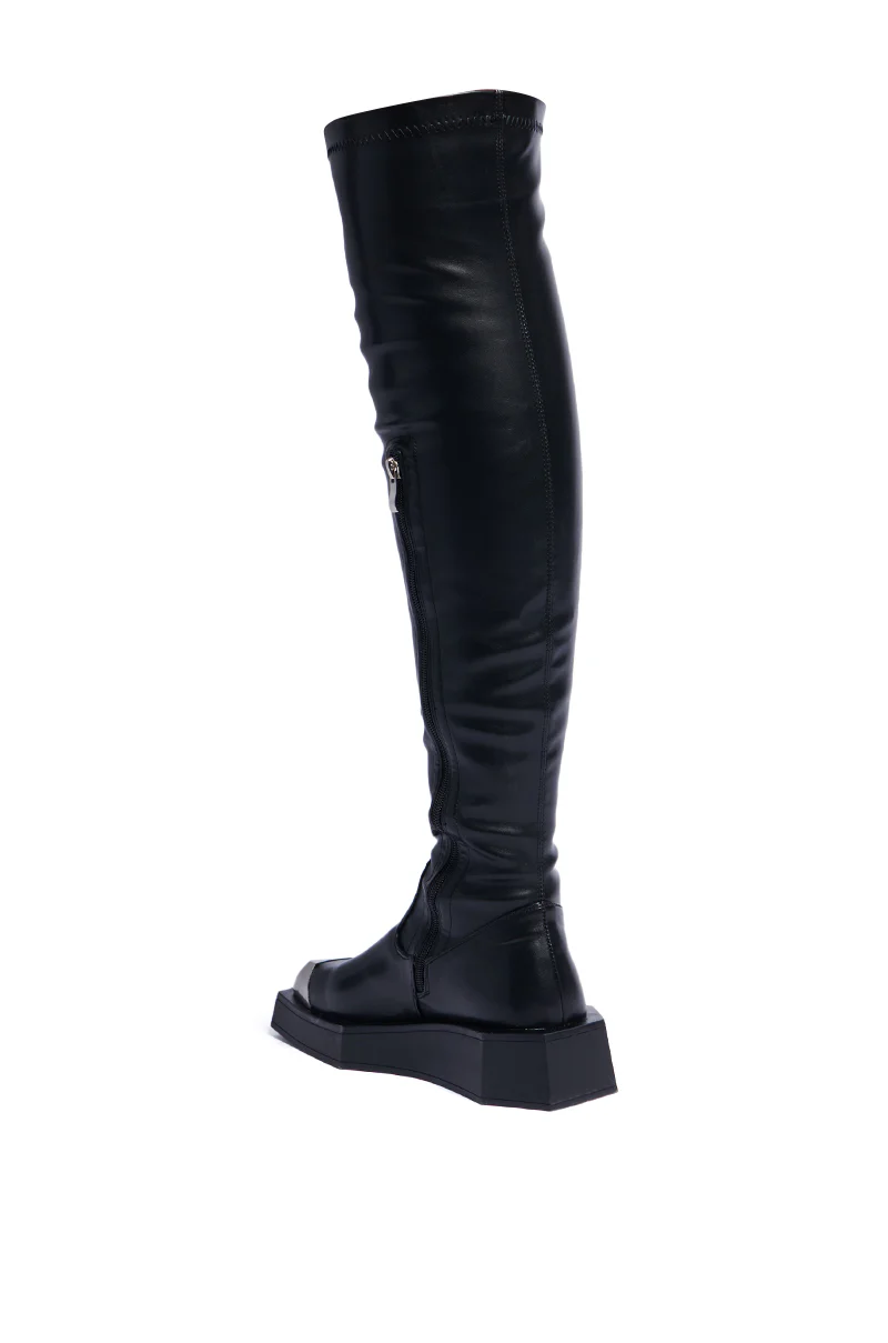 AZALEA WANG HARUKO BLACK BOOT - Image 5