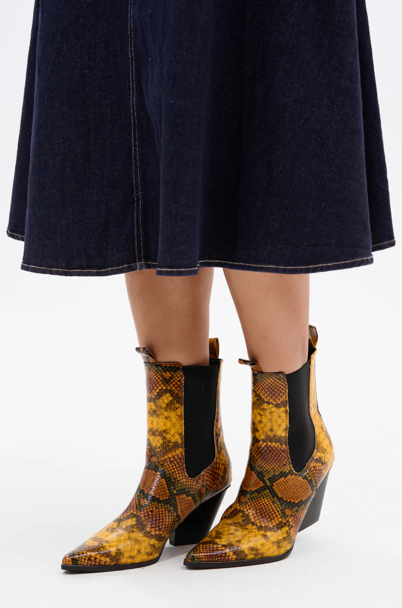 AZALEA WANG HENDERSON YELLOW CHUNKY BOOTIE - Image 2