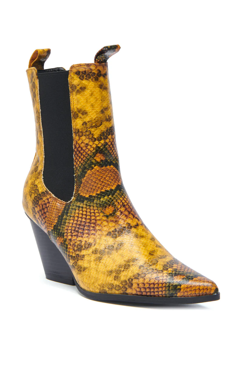 AZALEA WANG HENDERSON YELLOW CHUNKY BOOTIE - Image 5