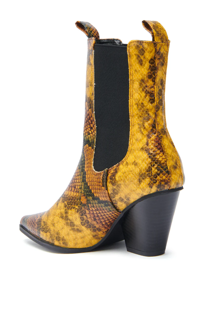 AZALEA WANG HENDERSON YELLOW CHUNKY BOOTIE - Image 6