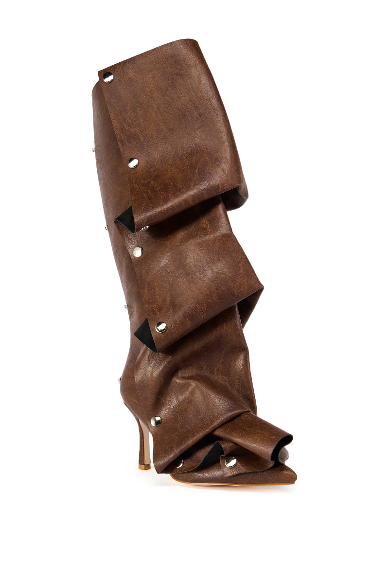AZALEA WANG IMOGINE BROWN BOOT - Image 5
