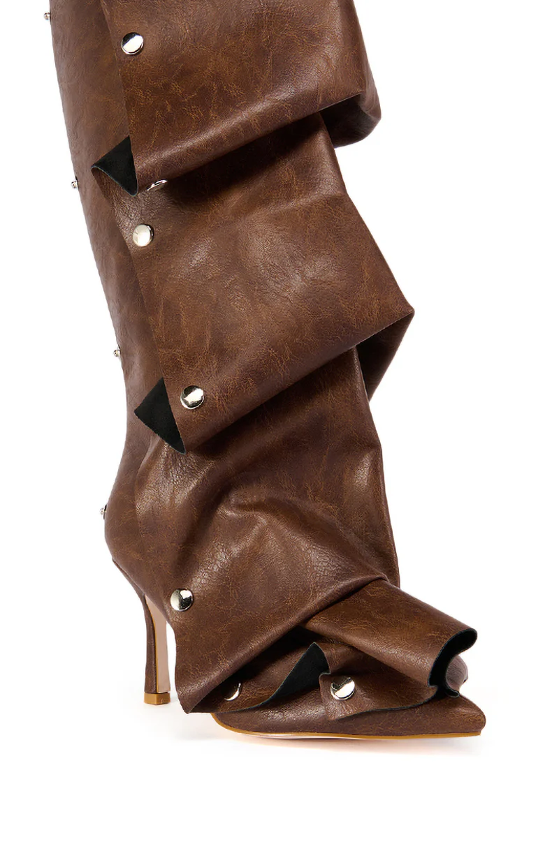 AZALEA WANG IMOGINE BROWN BOOT - Image 7