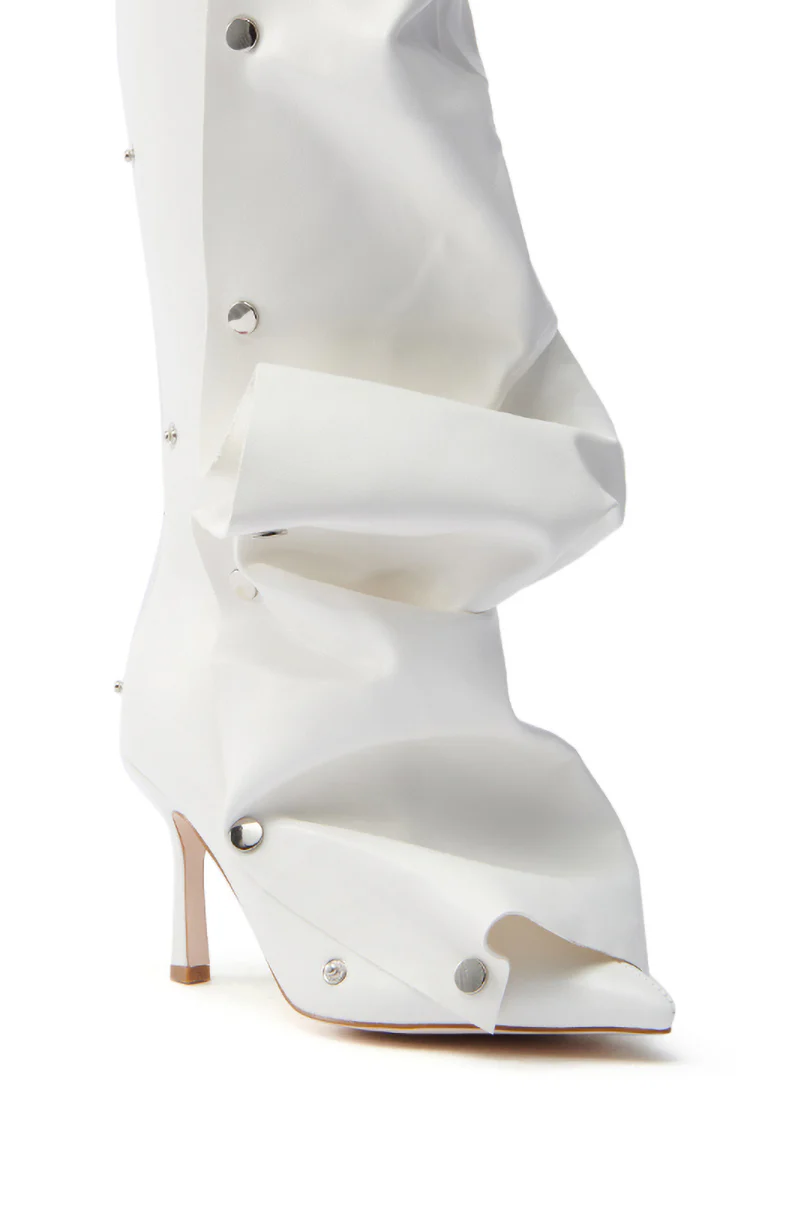 AZALEA WANG IMOGINE WHITE BOOT - Image 9