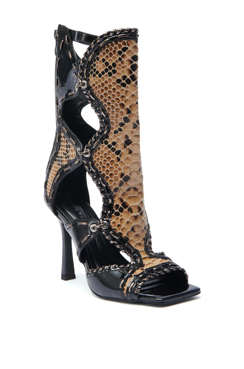 AZALEA WANG INDRANI BLACK GLADIATOR SANDAL - Image 5