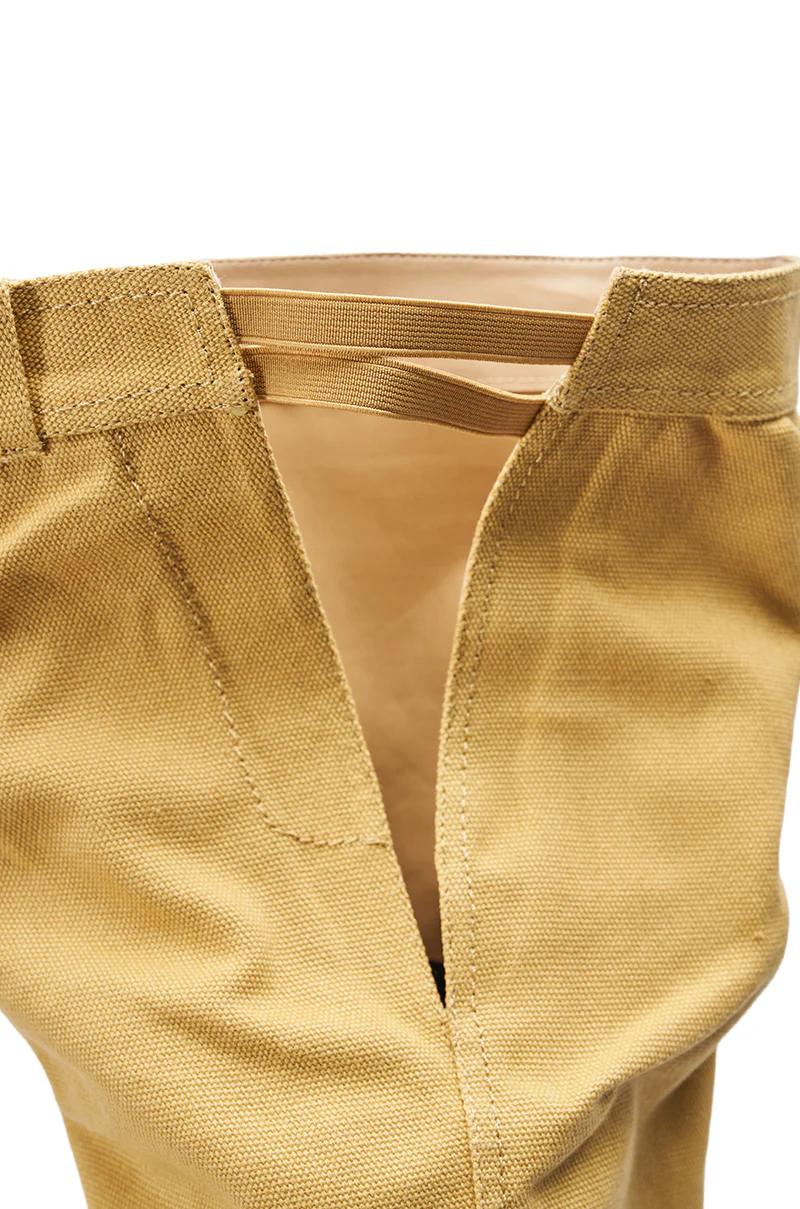 AZALEA WANG JEANNI TAN PANT DETAIL OVER THE KNEE BOOT - Image 7