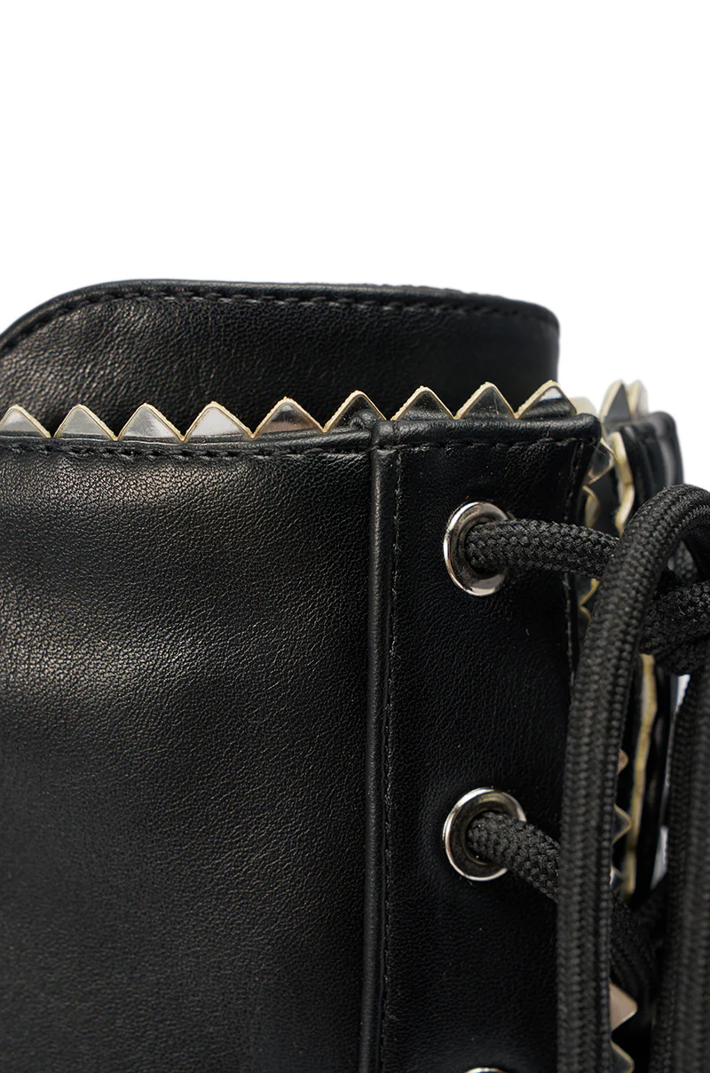 AZALEA WANG JETER BLACK SPORTY STILETTO BOOT - Image 8