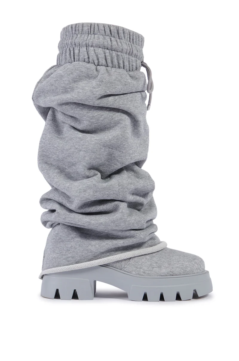 AZALEA WANG JETSETTER GRAY BOOTIE - Image 4