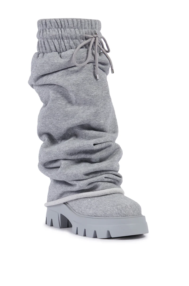 AZALEA WANG JETSETTER GRAY BOOTIE - Image 5