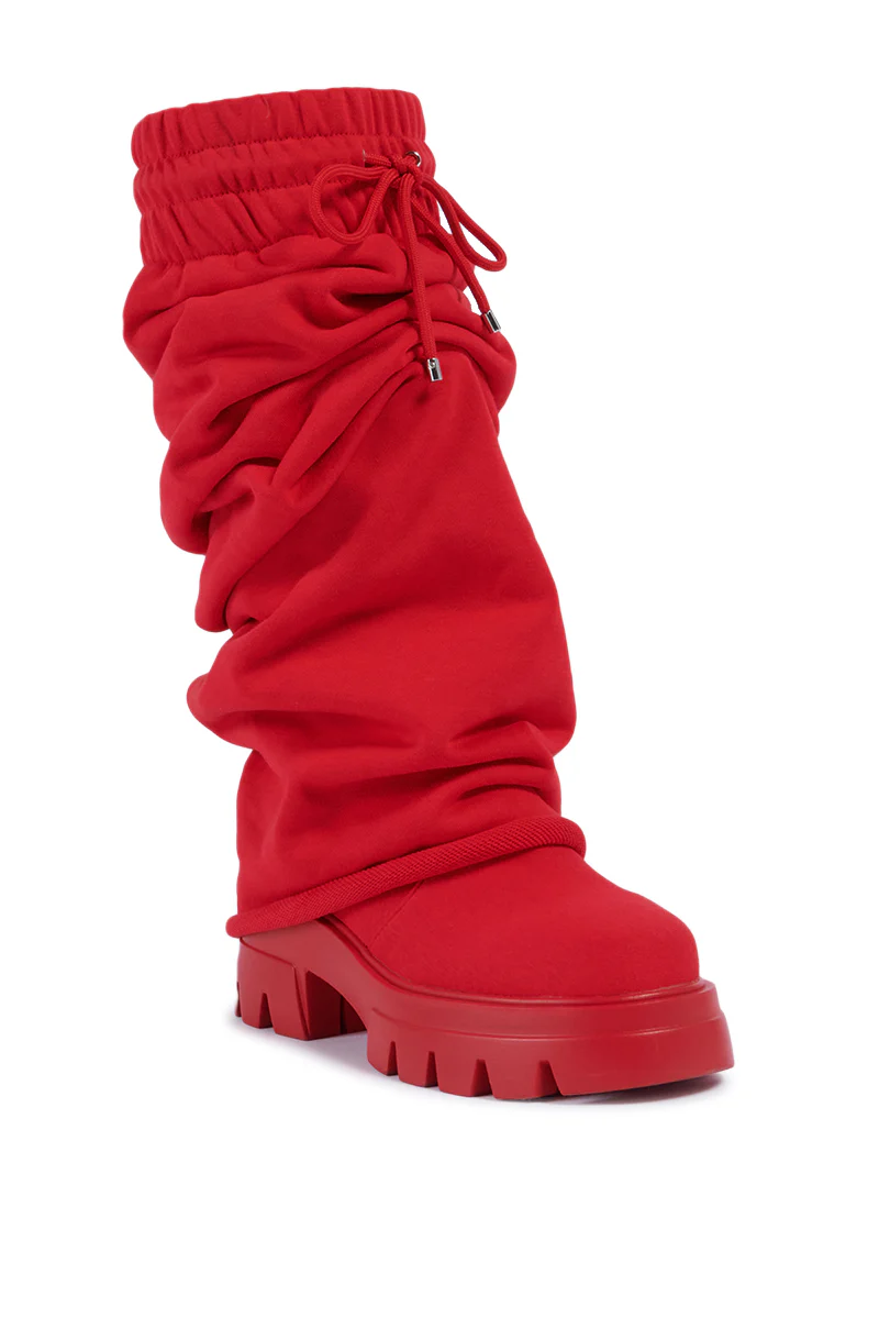 AZALEA WANG JETSETTER RED BOOT - Image 6