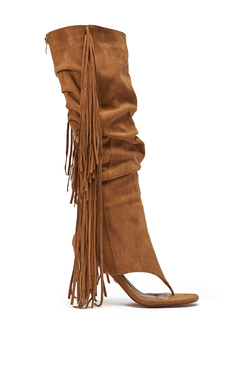 AZALEA WANG JOHANNA TAN FRINGE GLADIATOR SANDAL - Image 3