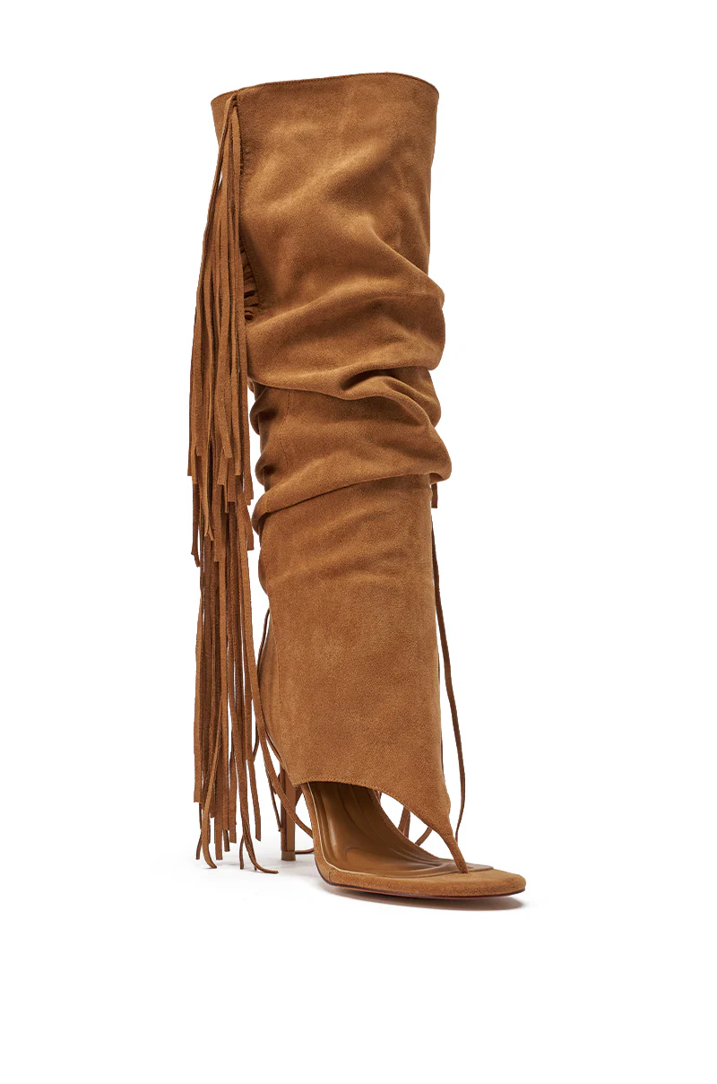 AZALEA WANG JOHANNA TAN FRINGE GLADIATOR SANDAL - Image 4