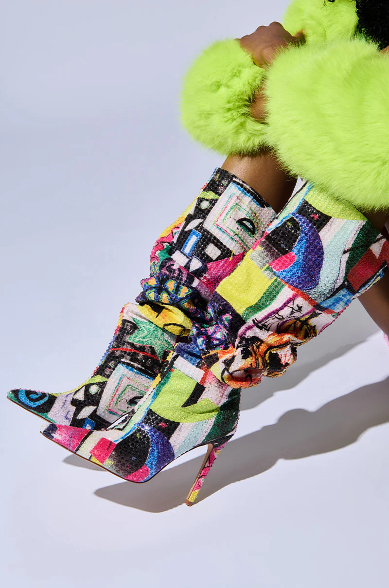 AZALEA WANG JONEL MULTI STILETTO BOOT - Image 8