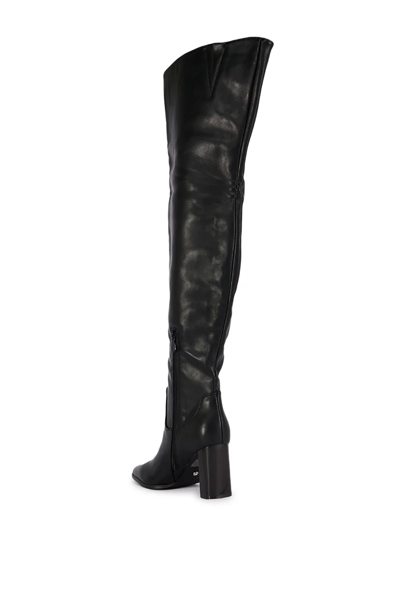 AZALEA WANG KAMARIA BLACK BOOT - Image 4