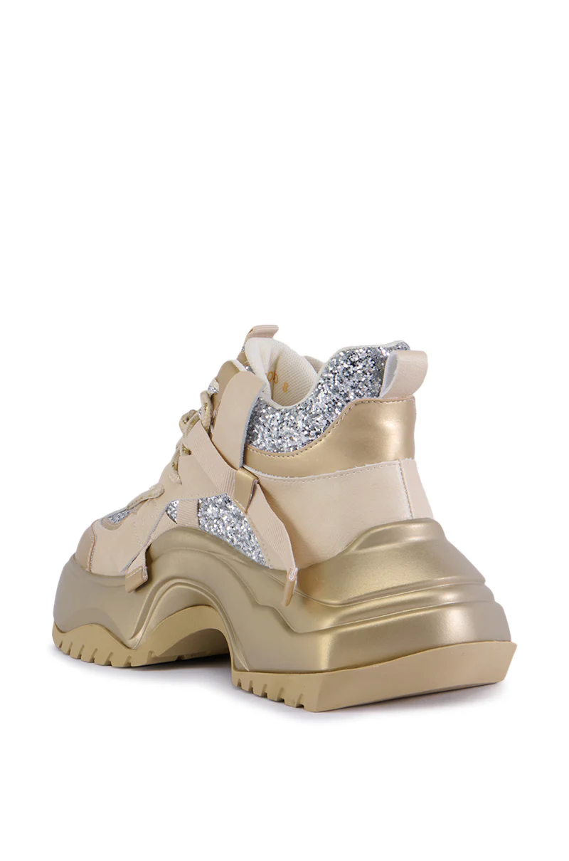AZALEA WANG KIKO GOLD SNEAKER - Image 5