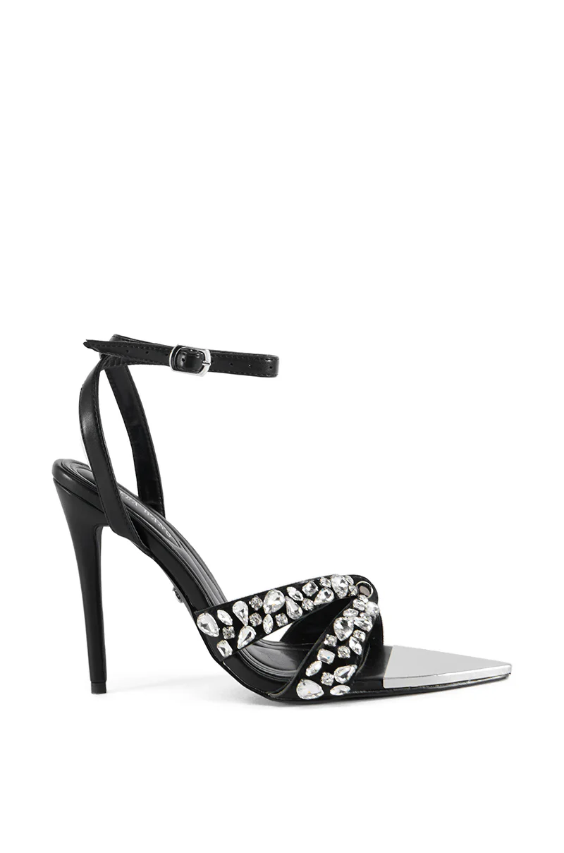 AZALEA WANG LIGHTYEAR BLACK SANDAL - Image 3