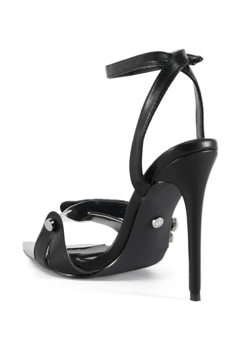 AZALEA WANG LIGHTYEAR BLACK SANDAL - Image 5