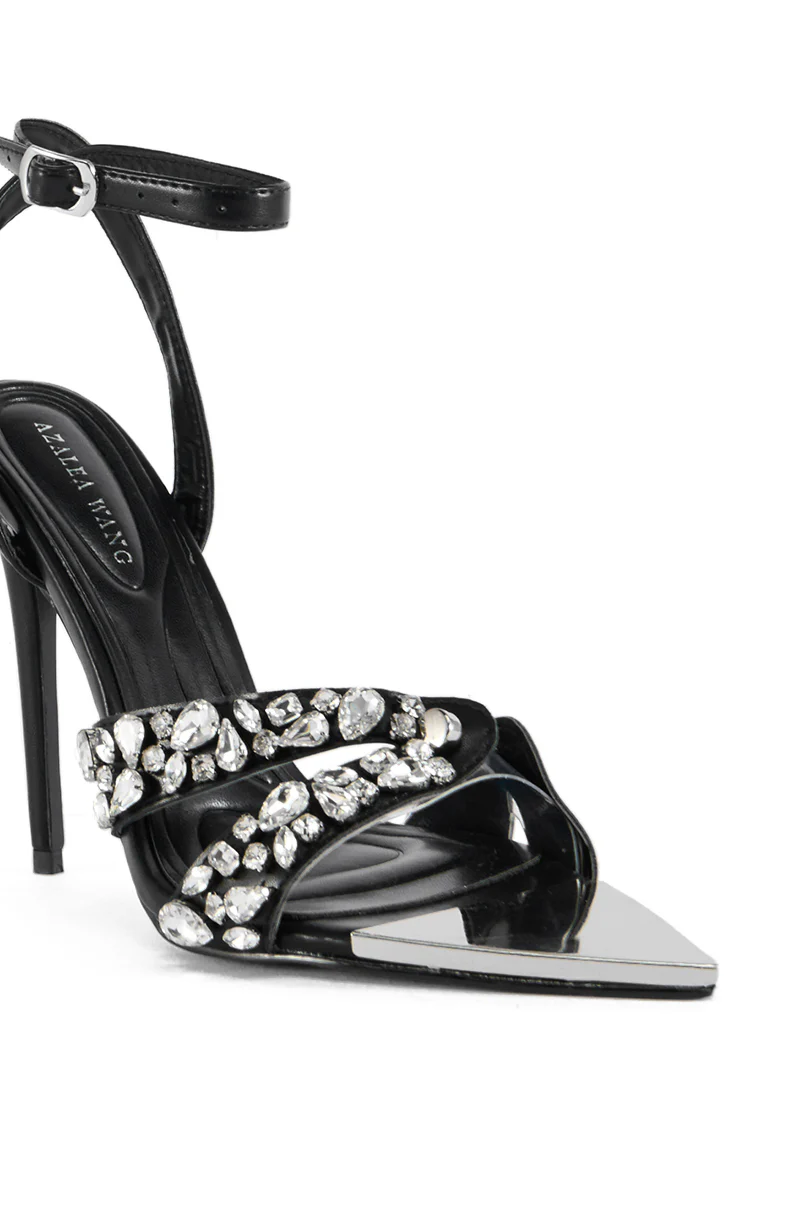 AZALEA WANG LIGHTYEAR BLACK SANDAL - Image 6