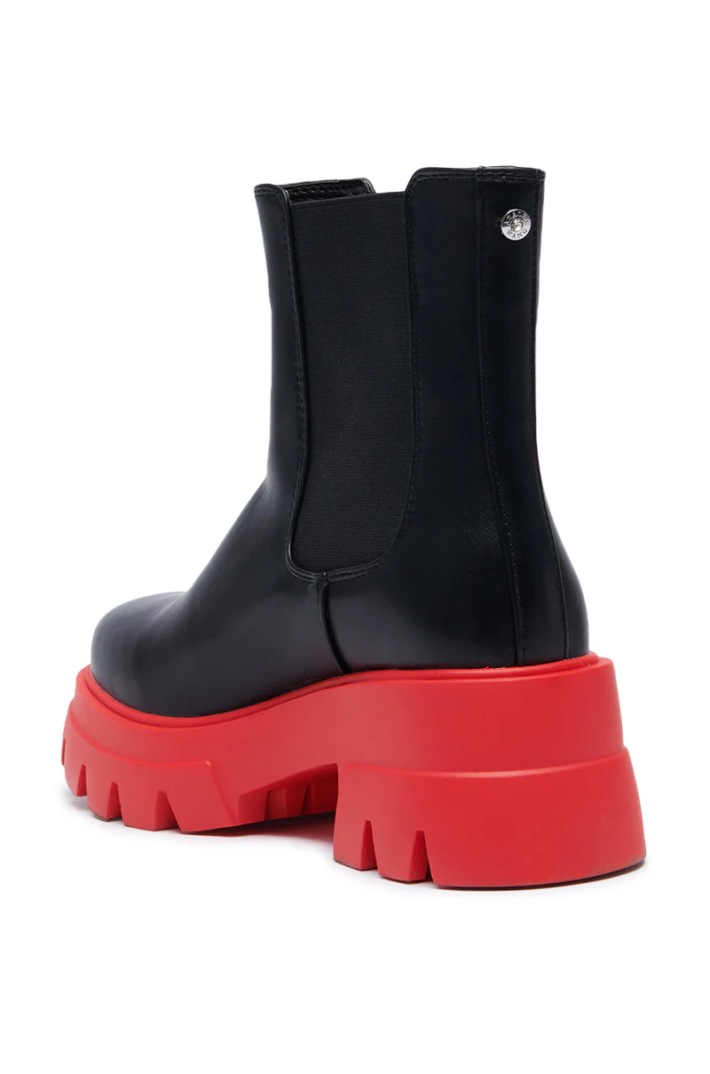 AZALEA WANG LINDIE RED BOOTIE - Image 4