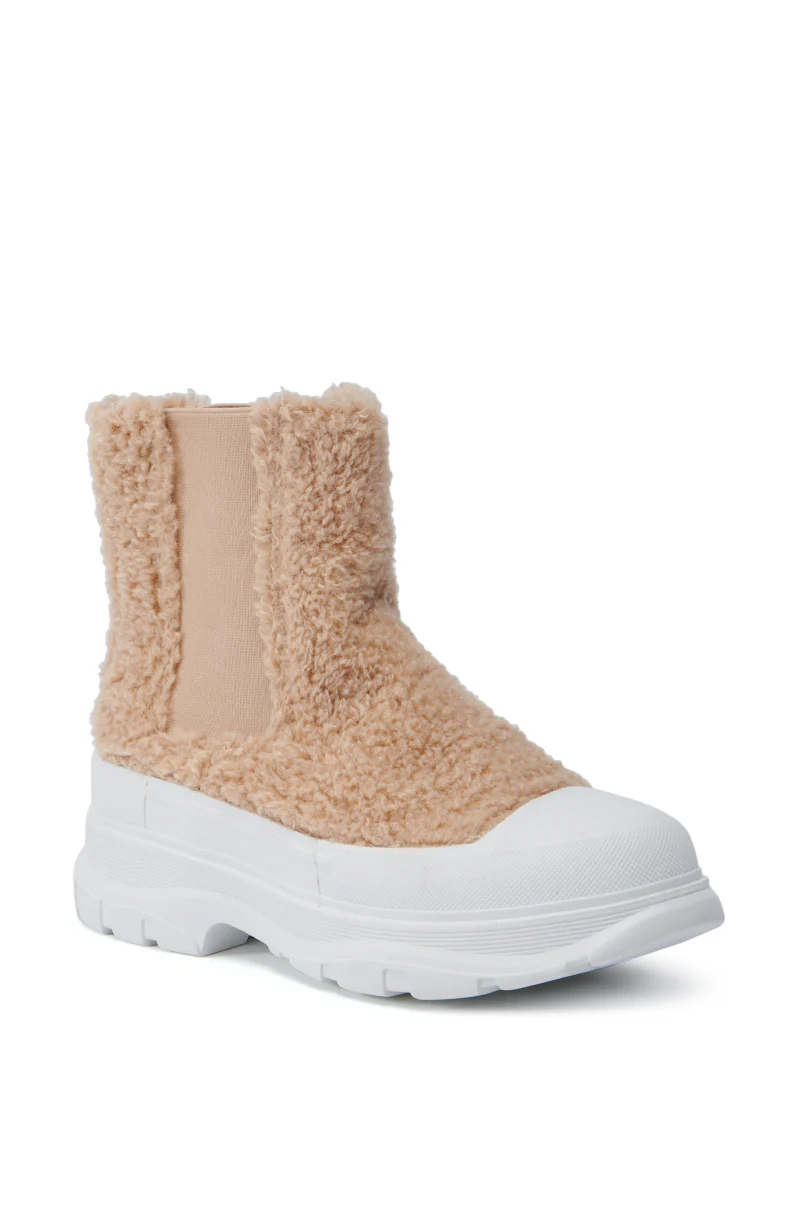 AZALEA WANG LINDIE SHERPA SLIP ON SNEAKER - Image 4