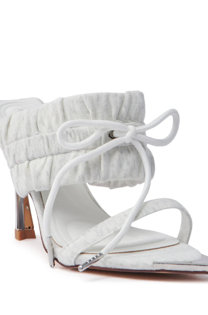 AZALEA WANG LUNETTE GREY SANDAL - Image 8