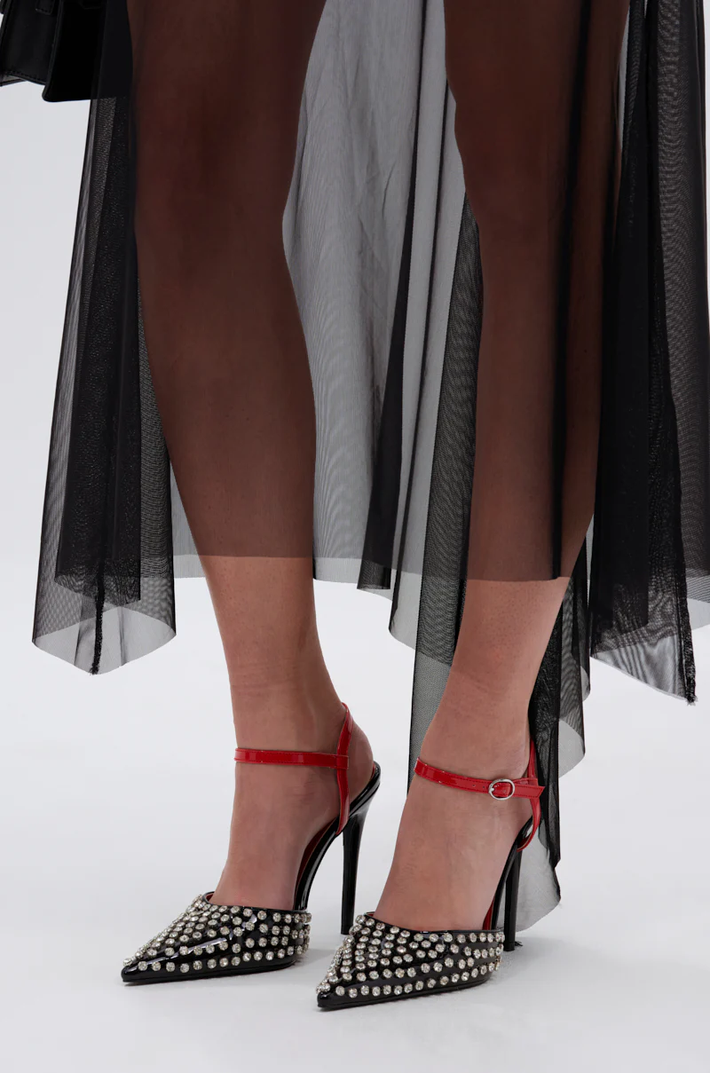 AZALEA WANG LYSANDER BLACK MULTI PUMP STILETTO - Image 2