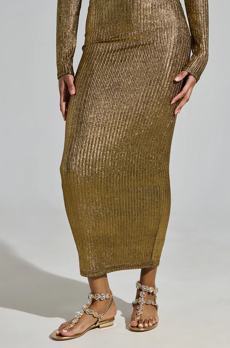 AZALEA WANG MANAIA GOLD EMBELLISHED SANDAL - Image 3