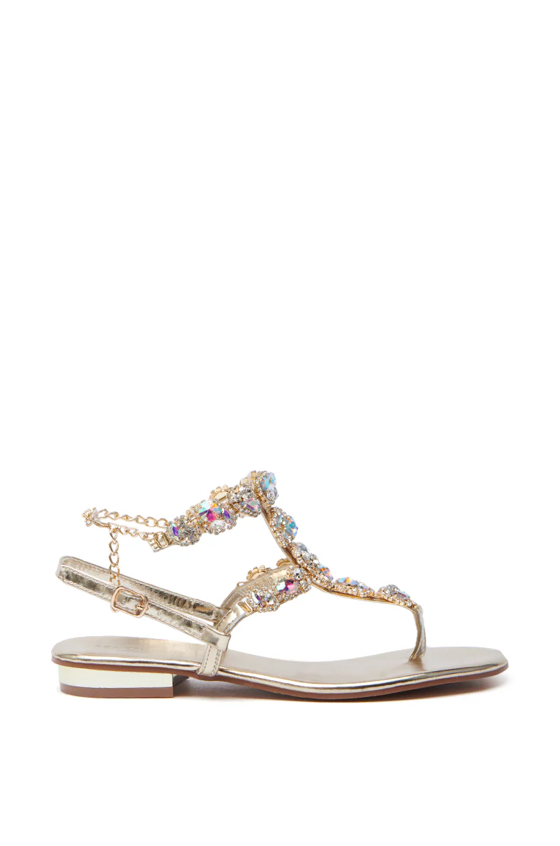 AZALEA WANG MANAIA GOLD EMBELLISHED SANDAL - Image 4
