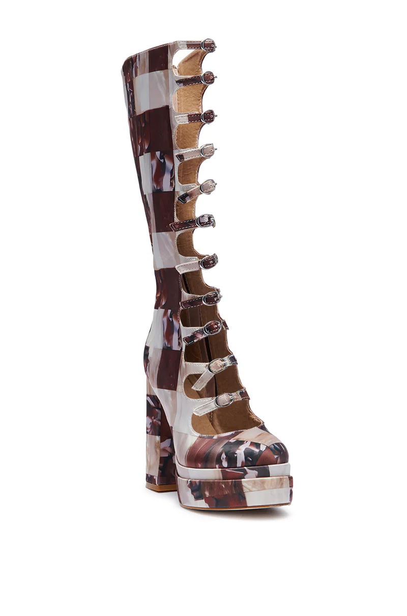 AZALEA WANG MARRIGOLD BROWN MULTI BOOT - Image 4