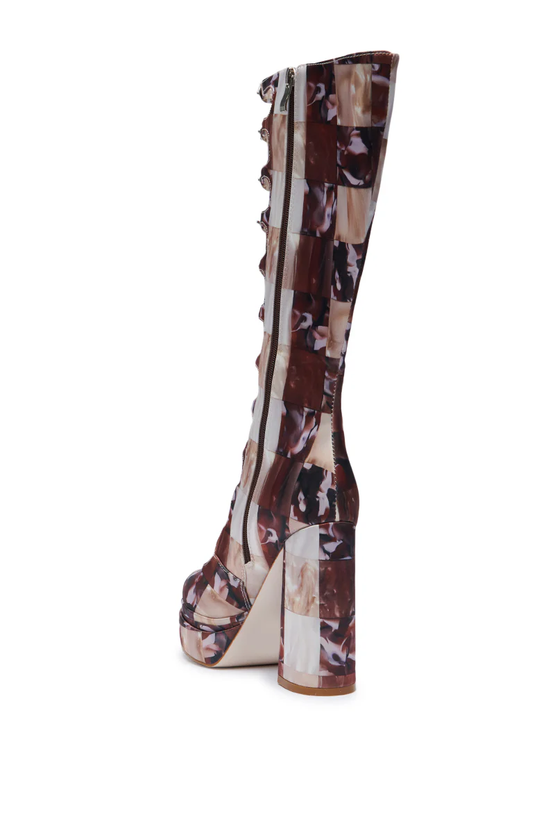 AZALEA WANG MARRIGOLD BROWN MULTI BOOT - Image 5