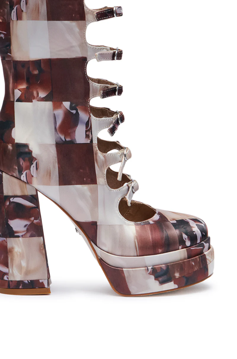 AZALEA WANG MARRIGOLD BROWN MULTI BOOT - Image 6